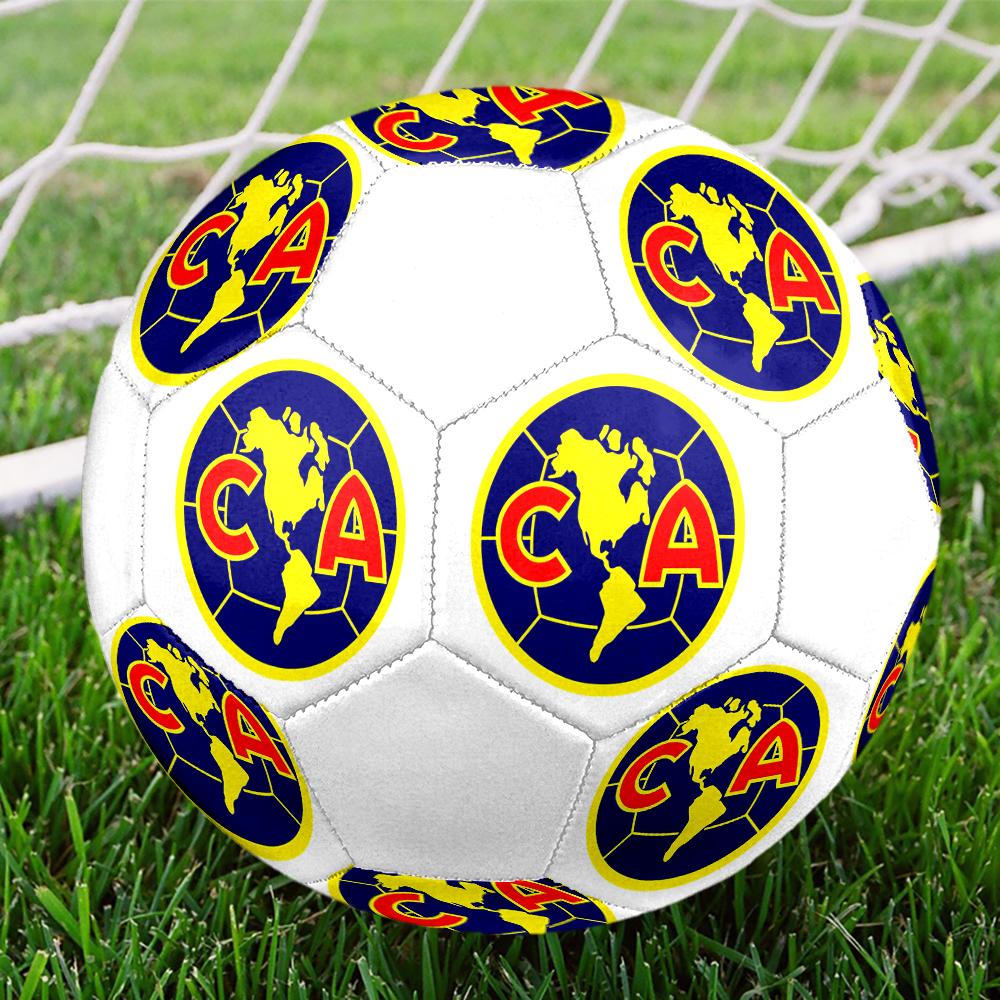 Club America Soccer Ball, colorful, suitable for all ages, machine-stitched, PVC material, competition grade, durable and high bounce
