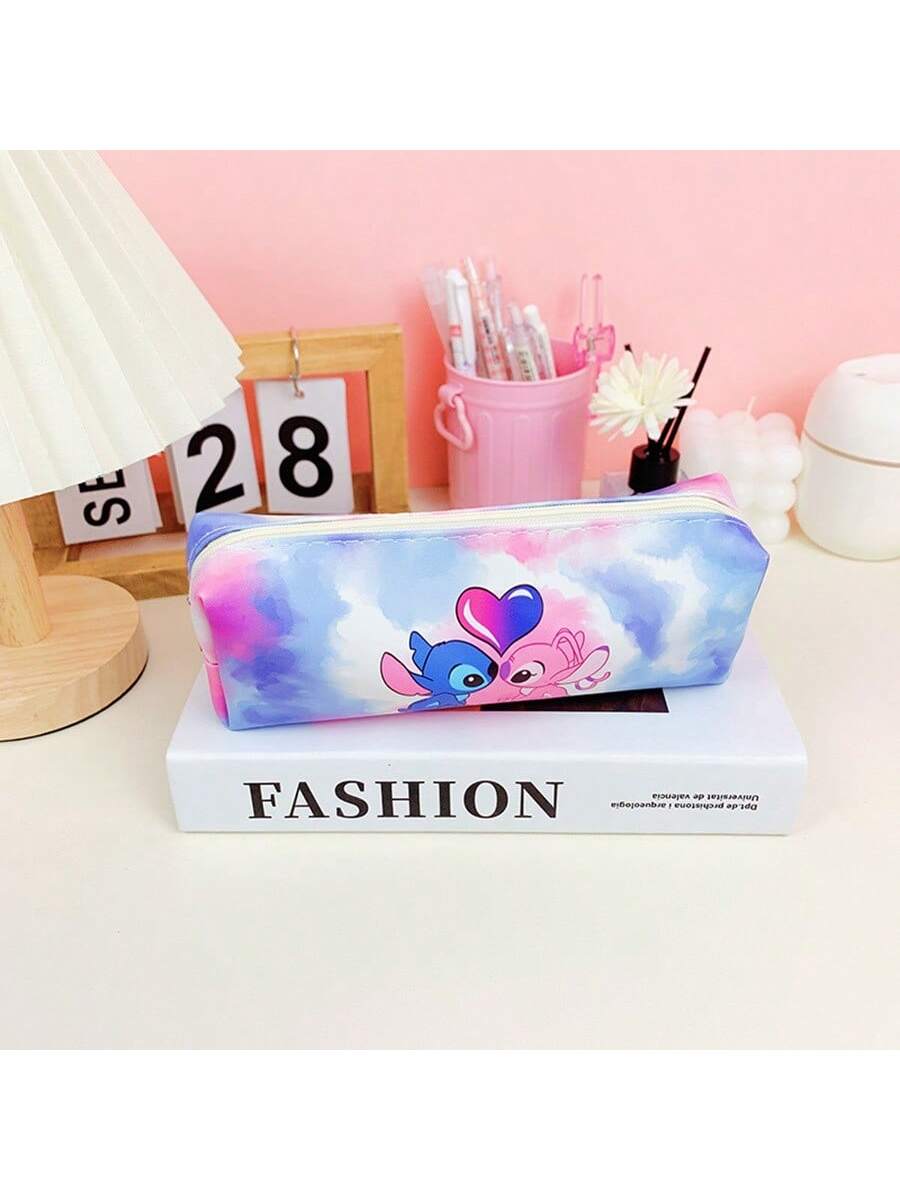 

Animation Stitch Pencil Case - Stitch Desktop Stationery Organizer Pencil Case, Zipper Multi-Functional Pencil Box One Size