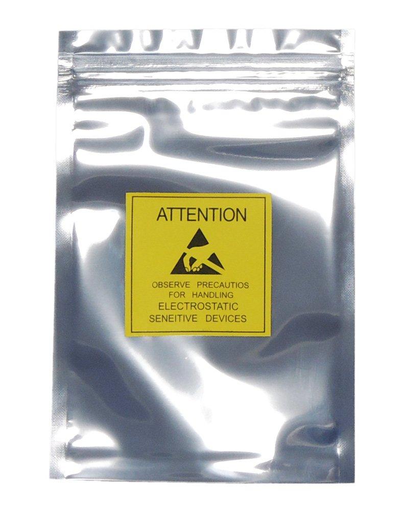 

Пакеты KAUMO с антистатической молнией, вмещающие 100 x 150 мм, для 2,5-дюймовых жестких дисков/твердотельных накопителей, (Пакет 10)