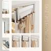 1Pcs Over The Door Coat Hook Rack 5/7 Sturdy Wood Knobs No Drill Installation For Hanging Bags Coats Towels In Entryway Bedroom
