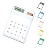 Solar Powered Calculator Touch Screen 8 Digit LCD Display Portable Transparent Calculator for Office