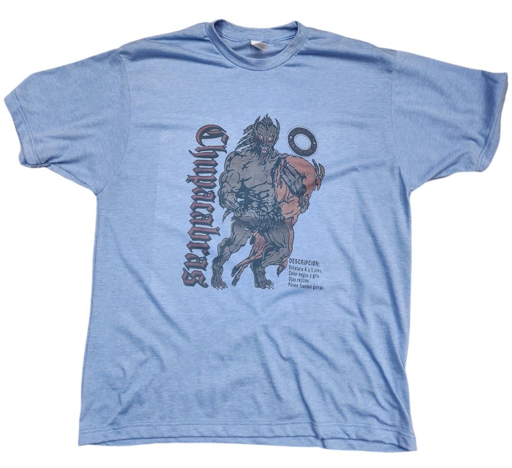 

Chupacabra 90s graphic tshirt mens Color Vintage blue soft style retro gift Unisex T-Shirt XL