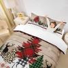 Christmas-themed Down Comforter Set Bedding Set 3-piece Duvet Cover Set