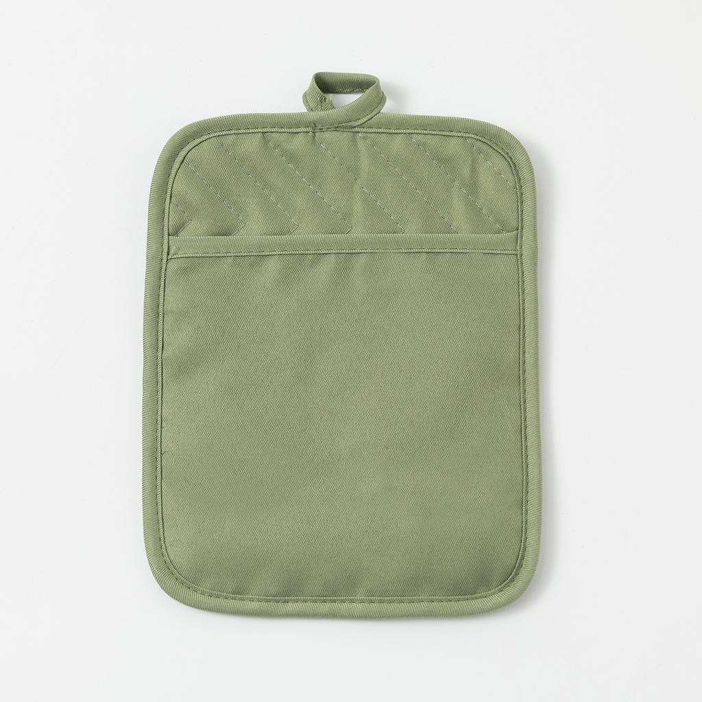 Maschinenwaschbare Ofen-Kochmatten Großhandel Tägliche Küchenbacken Kochtasche Topfhalter Baumwolle Hitzebeständiger Topflappen Heißpads
