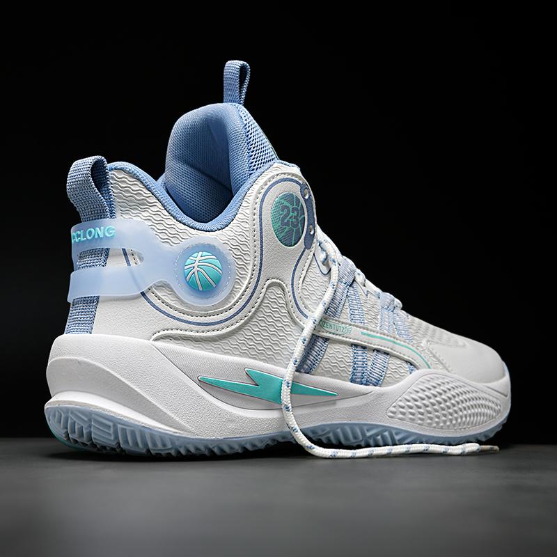 New Soft  High-top Men's Shoes 2025 Non-slip Spring and Summer Breathable Basketball Sports Shoes Soft Sole Actual Combat