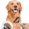 Pet Hair Removal Comb Dog Hair Removal Brush Stainless Steel Double Sided Pet Grooming Brush Removing Tangles Cat Accessories