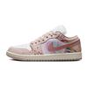 Air Jordan 1 Vintage Basketball Shoes Women's Low Top White/Pink DC0774-162(Team56-)