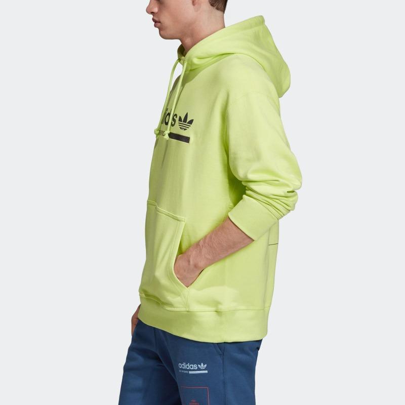 Adidas Originals Kaval Graphic Hoodie Simple Sports Pullover Long Sleeve Sweatshirt Men Hoodies DV1955