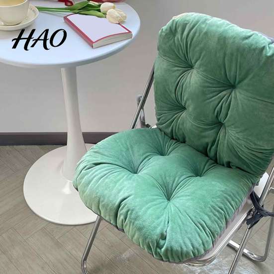 Full Support Seat Set Chair Cushion with Back Support, Plush Desk Soft for Hard Chairs Ties, Non-slip Office Pad Dining And Gaming Long Sitting