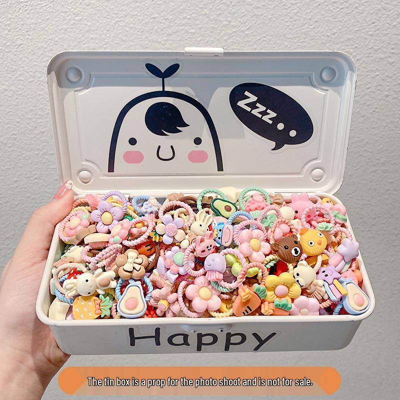 Rubber Band Girl Hair Tie - Cute, No-Damage, Small-Size Baby Headwear 2025