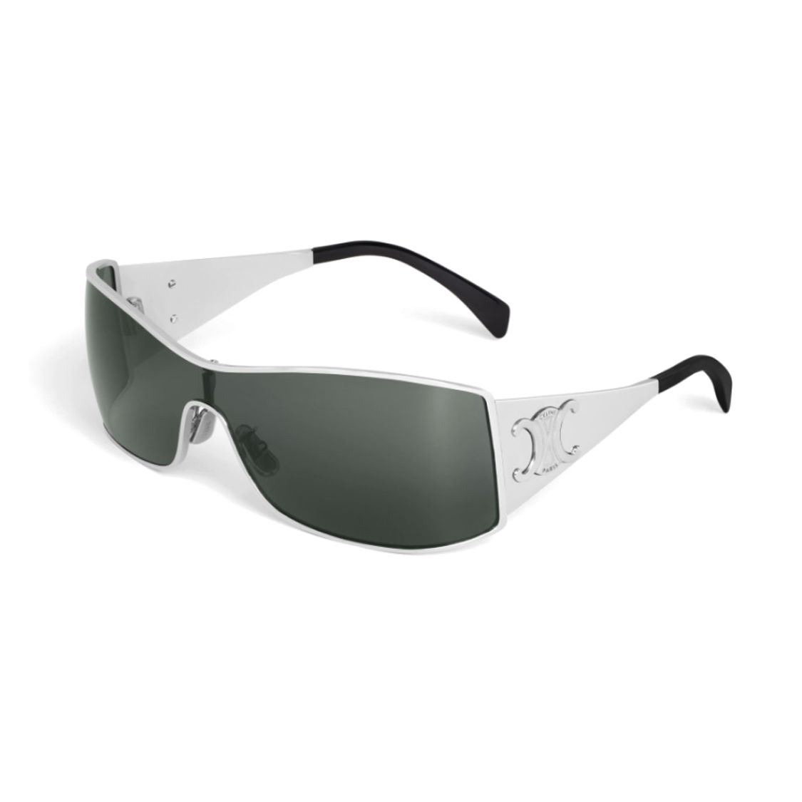 

Celine Irregular Frame Sunglasses With Logo Women sunglasses Silver 4S283CMLB-36SM Basic Packaging-Eyeglass Case+Box
