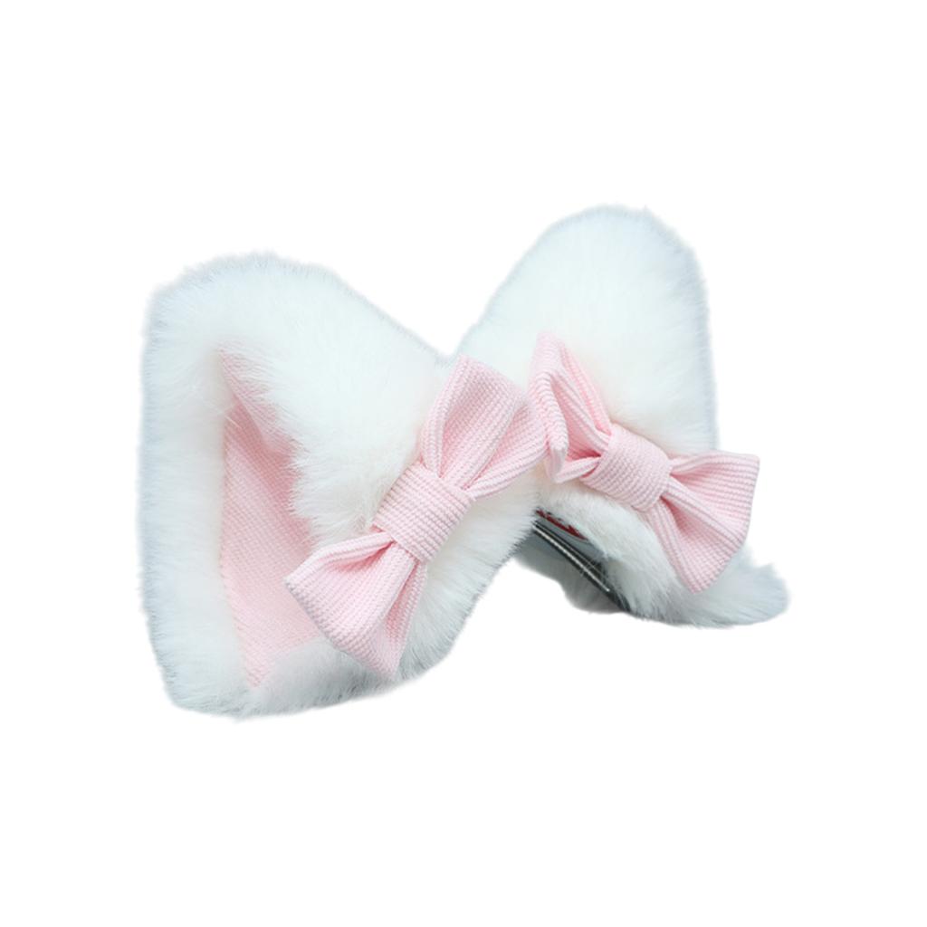 Kitten Hair Clip Cosplay Headwear Party Sexy Kitten Hair Clip with Bows Animation Hairpin for Live Show Role Play