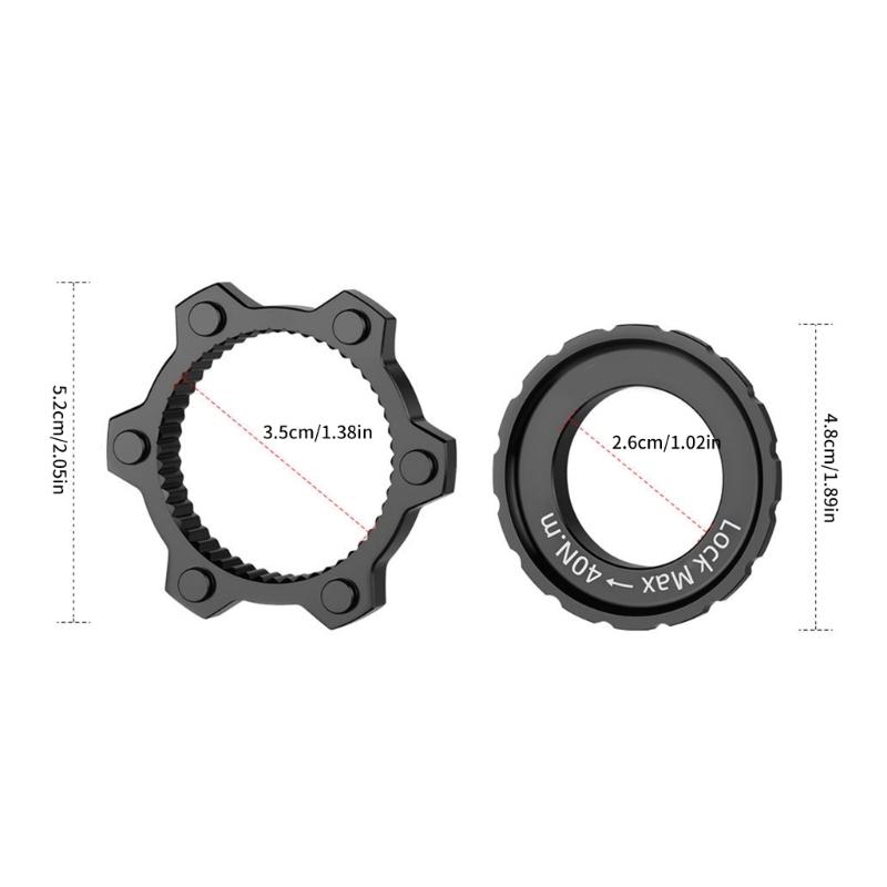 Bicycles Brake Rotor Conversion 6 Bolt Centerlock Adapter Universals High Grade Aluminum Instants Installation