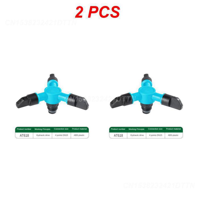 1~5 Pezzi Irrigatori a Spruzzo per Prato Stabile ABS Tre Punte Irrigatore da Giardino Ugello a Tre Punte