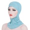 Turbanmütze Vollabdeckung Innen-Hijab-Kappen Islamische Unterkopftücher Hauben Einfarbige Modal-Unterkopftuchkappen