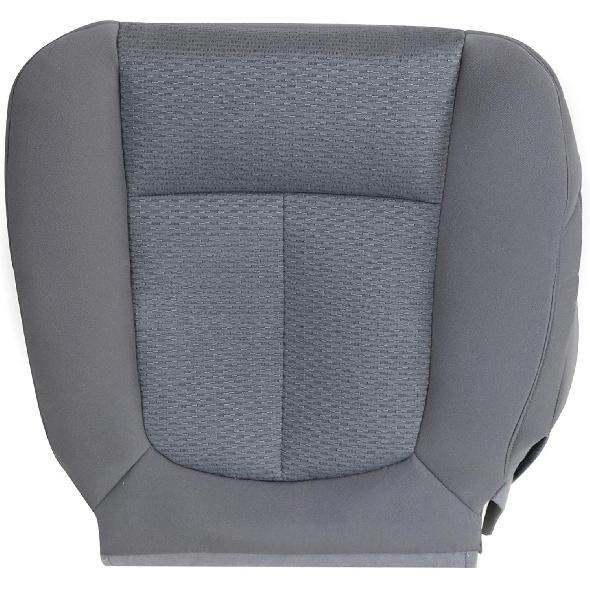 

GXARTS Driver Side Bottom Replacement Cloth Seat Cover Tan #MA or UA or MW or FW Compatible with Ford F150 Lariat FX4 FX2 XLT XTR 2011 2012 2013 2014 Steel Gray