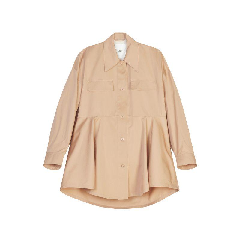 

JNBY/JNBY Discount Spring/Summer Jacket Long Sleeves Loose Modeling Crisp Shirt Outwear Work Clothing Women 284/apricot S