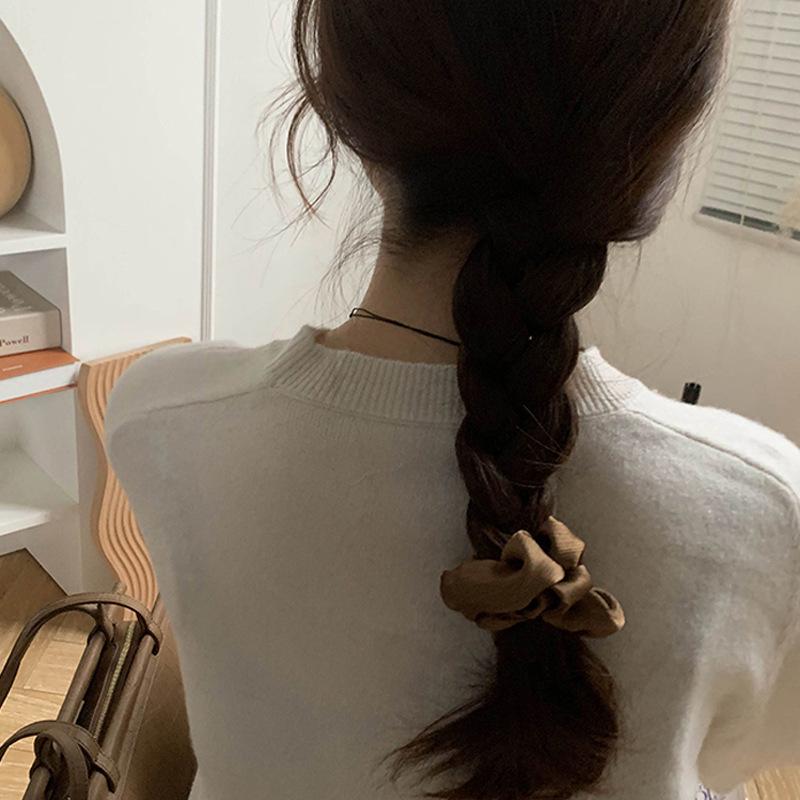 

Высококачественное пушистое плиссированное кольцо для волос в корейском стиле для женщин