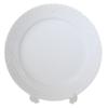 Hvit Riflet Tallerken, Halvblonde, Flat Tallerken, 25cm, 1128625 1017295 [Parallellimport]