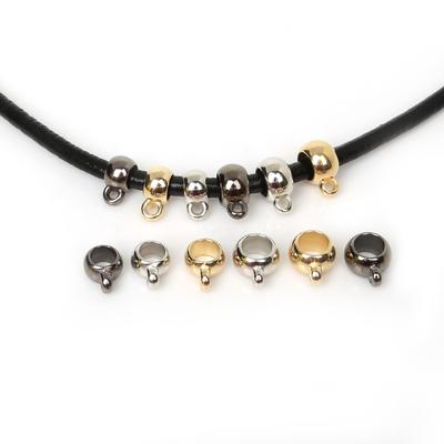 50 perline distanziatrici con semi di fibbia appesa in acrilico CCB oblate per la creazione di gioielli, collane con braccialetti fai-da-te