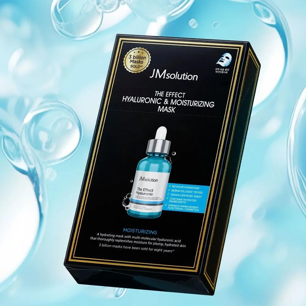 

JMSOLUTION The Effect Hyaluronic Acid & Moisturizing Mask Pack 1 Pack a Day (24ml x 10 sheets) (Select 1 of 2/4/6 packs) 2 packs