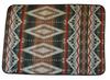 Ethnic Native Multi Mini Blanket X Ruth&Boaz Pattern/Nylon/Fleece (100cm 70cm) (Q-Green)