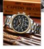 CURREN 8466 Men's Multifunctional Steel Chronograph Quartz Watch