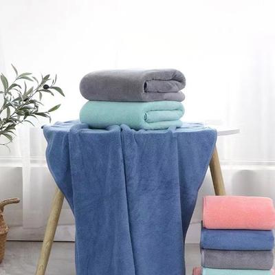70*140Cm Thick Coral Fleece Absorbent Household Large Bath Towels Beach Towels For Swimming And Fitness Towels