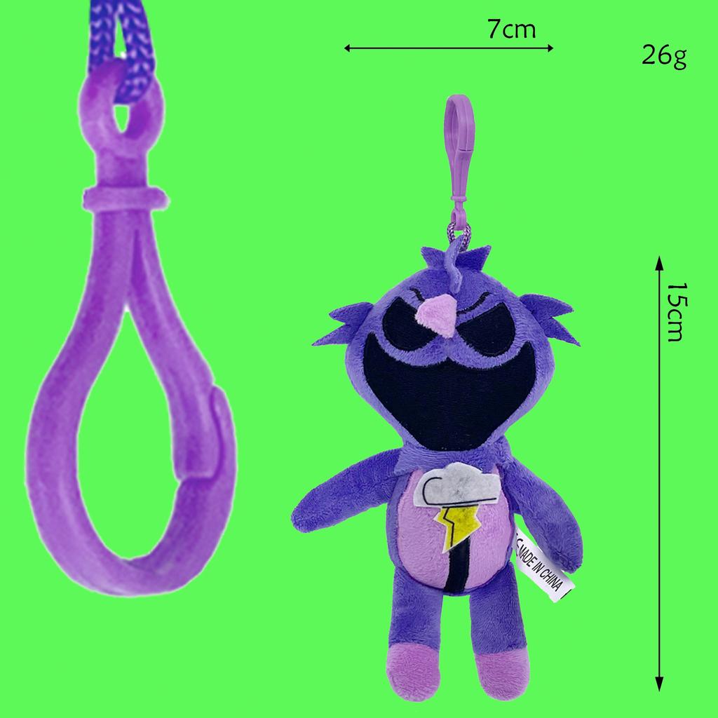 Nightmare Critters Poppy Playtime Plush Keychain Cute Sheep Plush Toy Horror Game Character Bag Pendant