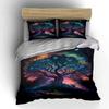Colorful Cosmic Tree Print Bedding Set Bedding set (1 duvet cover, 2 pillowcases, duvet not included)