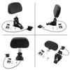 Black Motorcycle Driver Rider Front Backrest Mounting Kit For Harley Touring CVO Street Glide Road King Classic 2009-2026