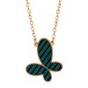 Butterfly Striped Versatile Necklace For Women Modern Korean Style Accessory For Giving Gift