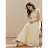 INMAN Sweet Square Neck Strap Dress