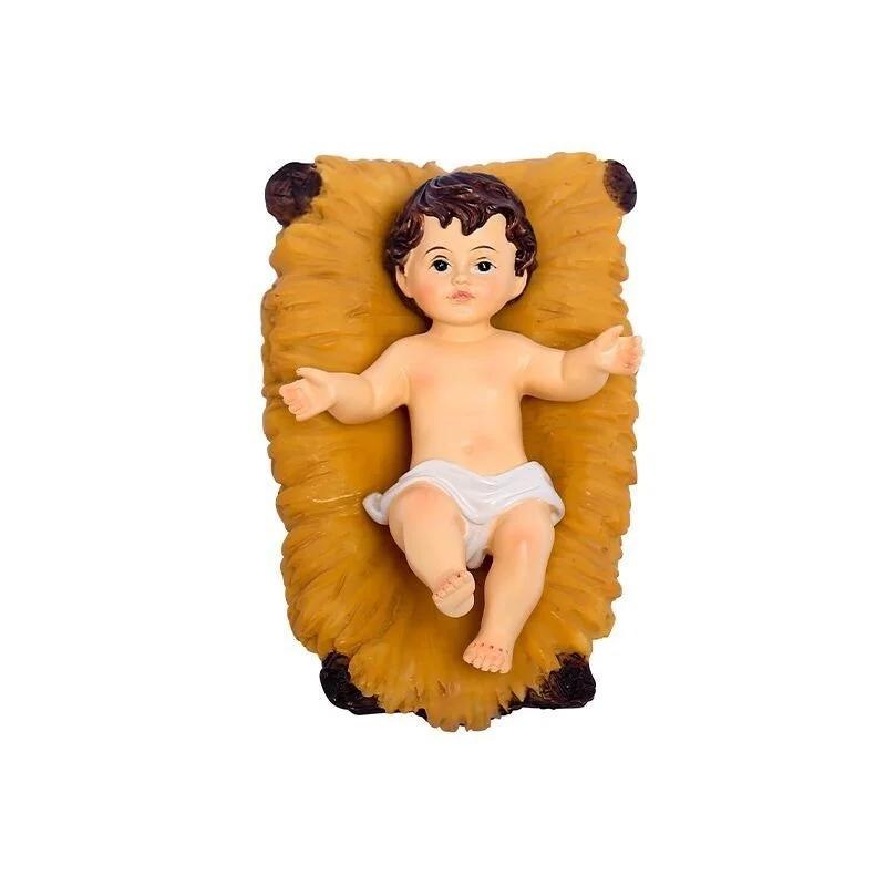 

Jesus Doll Ornaments Holy Infant Advent Resin Craft Festival Home Decoration Statue Christmas Decor Catholic Religious Gifts