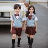 Summer 2020 British Style Primary School Uniform Set for Boys and Girls