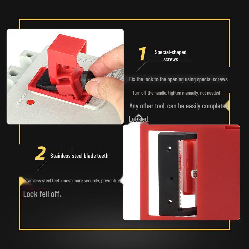 Clamp-On Circuit Breaker Lockout Device