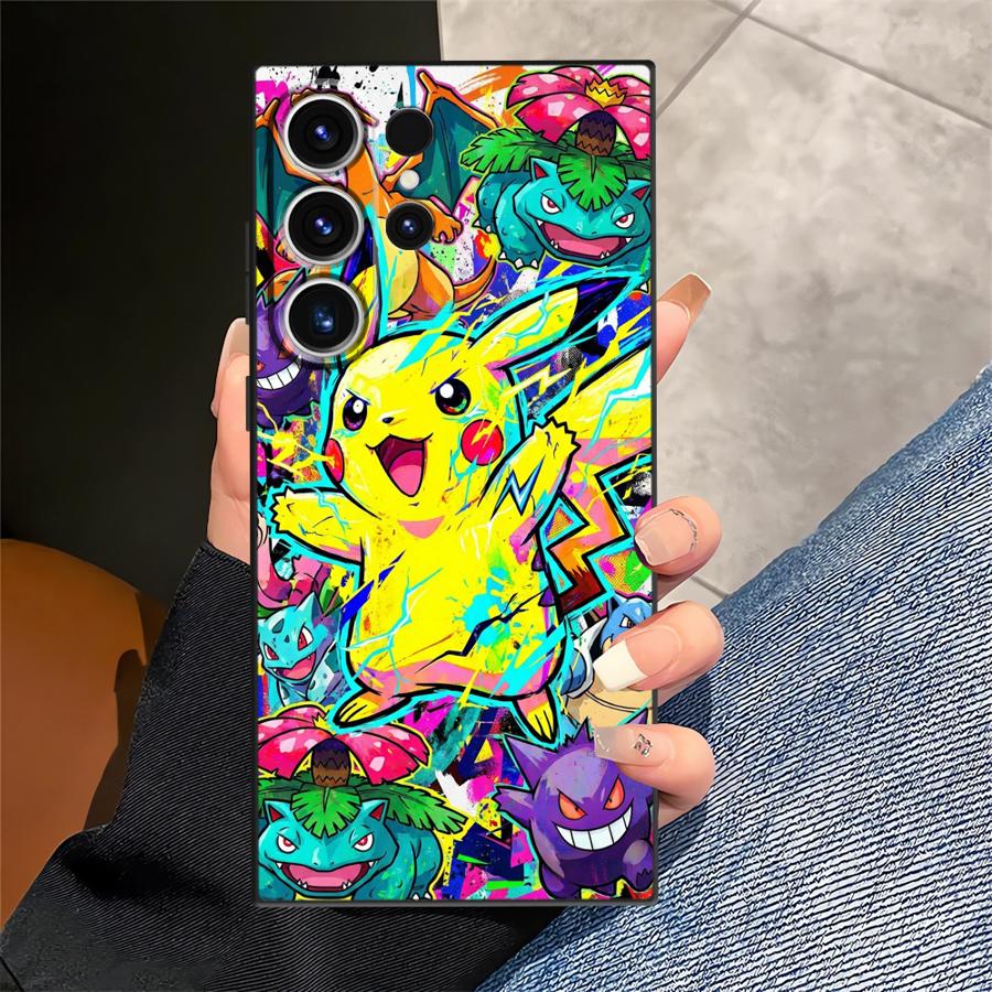 Phone Cover Case for Samsung Galaxy A57 A26 A52 A36 A24 A73 A51 A25 A32 A53 A35 A37 A22 A55 A23 A71 A72 Hot Comic Pokemon Art