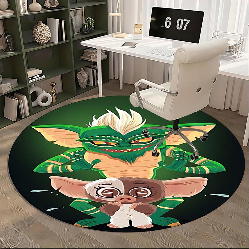 Gizmo,Gremlin Chair mat Round Rug Office carpet, Non slip, Suitable for Living Rooms, Bedrooms,Decor1205620a