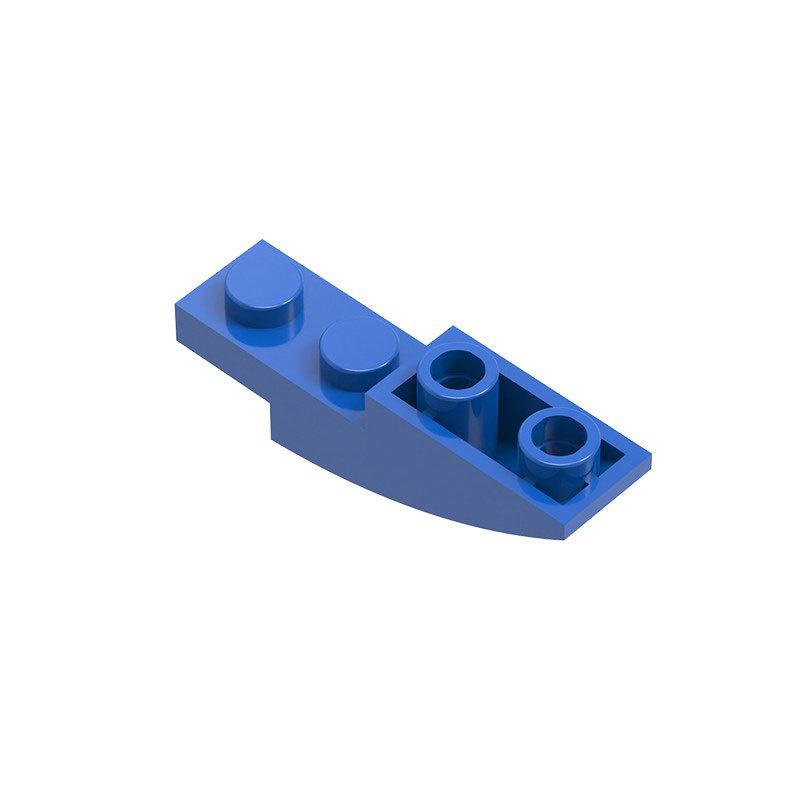 

10pcs 13547 small particle building block, 1 Chinese made spare part 1x4x1 reverse curved surface 10PCS синий