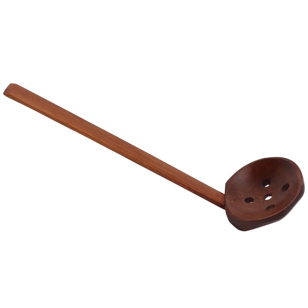 5Pcs Wooden Spoons Sturdy Handle Hand Polished Smoother Light Weight Japanese Tortoise Spoon for Restaurant Gifts