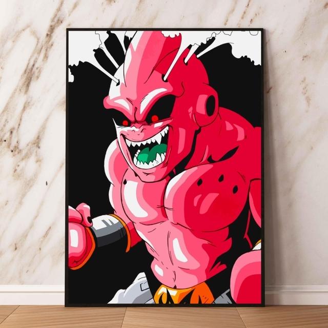 

Картина на холсте Жемчуг дракона, подарок другу Вегета, классическое украшение для детской спальни 21cm×30cm NoFrame