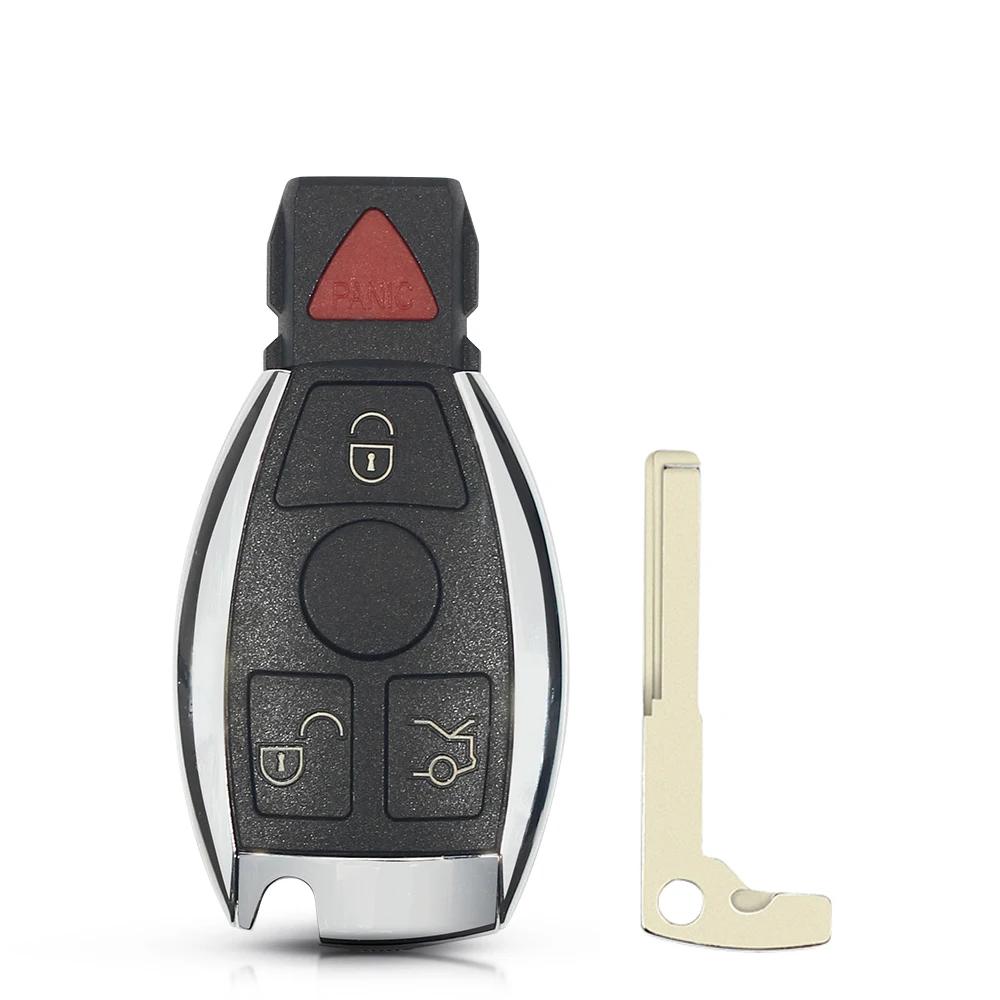 KEYYOU NEW 2/3/4 B Keyless Entry Remote Car Key For Mercedes Benz Year 2000+ Supports Original NEC and BGA AY1