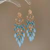 Pendientes Redondos Huecos Retro Bohemios: Estilo Étnico, Elegante Diseño Colgante para Mujer.