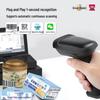 Deli 2.4GHz Wireless 1D/2D Barcode Scanner