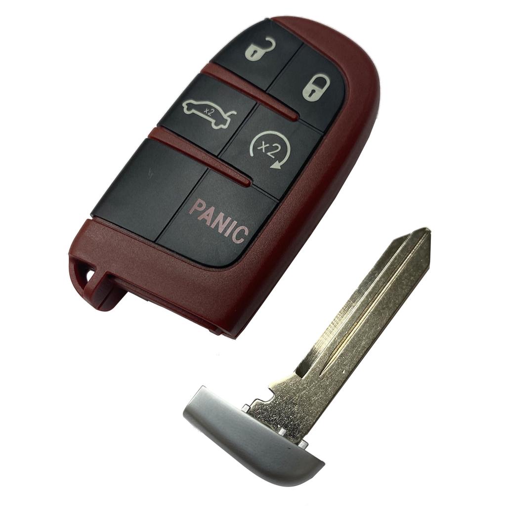 BEST KEY 4+1 5 Buttons Remote Car Key Shell Case Keyless Smart Case For Dodge Dart Charger Challenger For Chrysler 300 For Jeep
