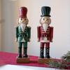 Handcrafted Christmas Resin Nutcracker Hand Painting Nutcracker Puppet Office Decor