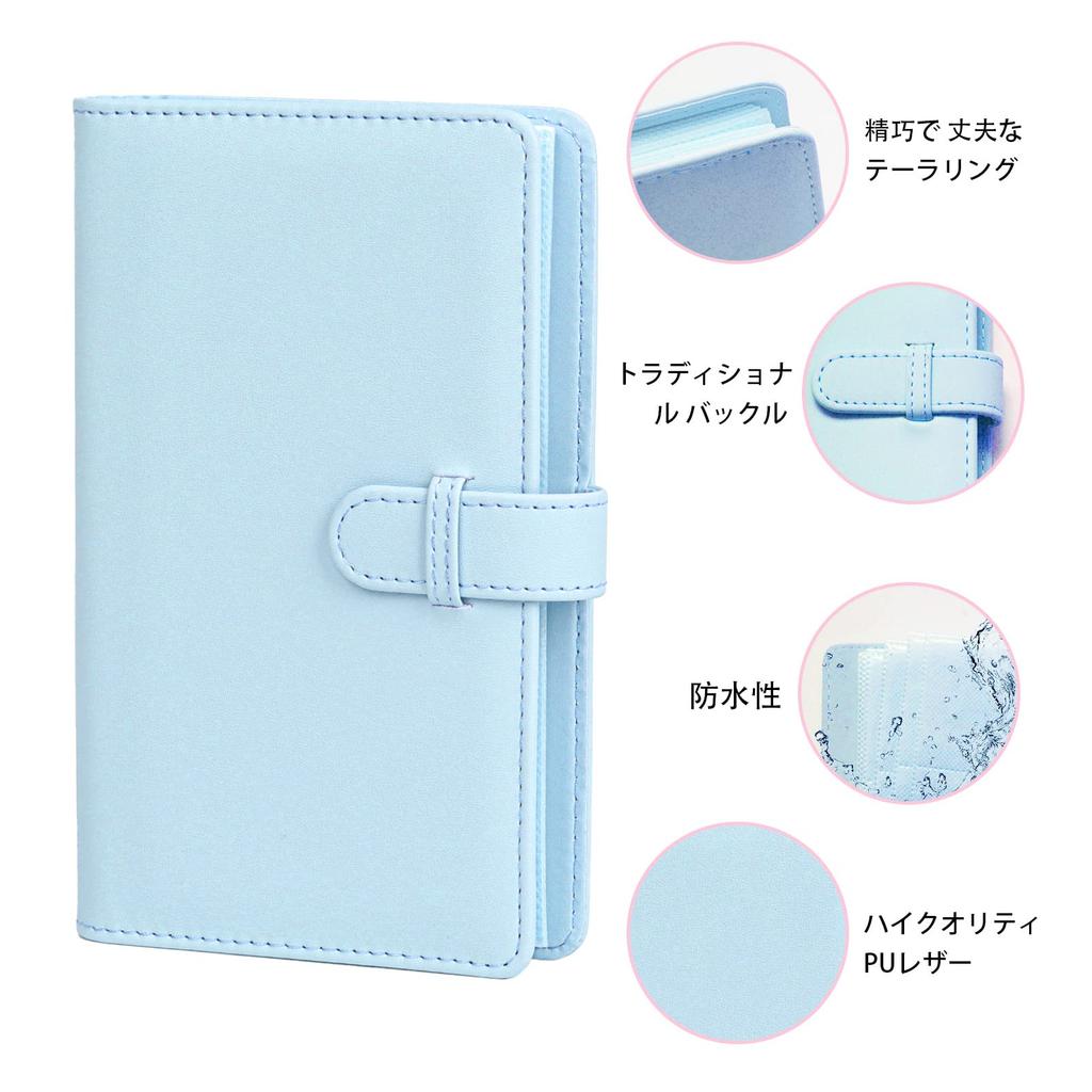 Easy Hood Fujifilm Photo Album FUJIFILM Instax Mini Album Large Holds 108 for Mini Instax Mini Instant Cameras Wallet Album Birthday Anniversary Gift