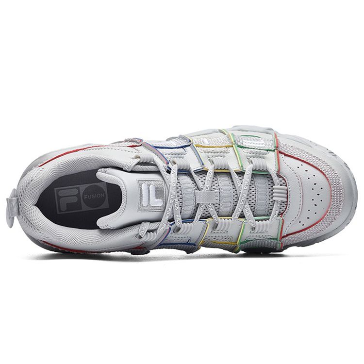 FILA Heritage Fht Series Versatile Comfortable Low-Top Retro Basketball Shoes Women sneaker Day-Rock-Gray T12W031205FLG