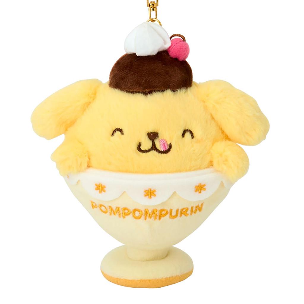 Sanrio Mascot Holder Happy Pompompurin Ages 6 and Up 788511 (Pudding-filled Pudding)