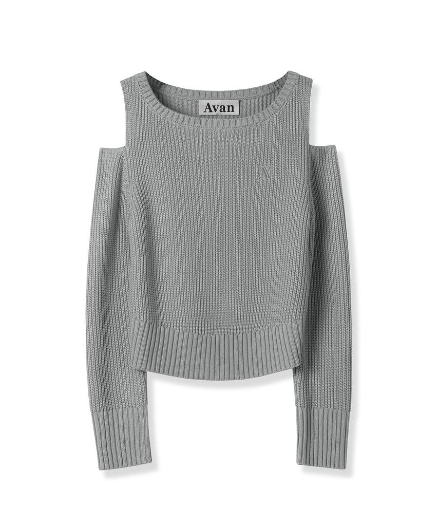 AVANDRESS Noga Shoulder Cut-Out Knit Black